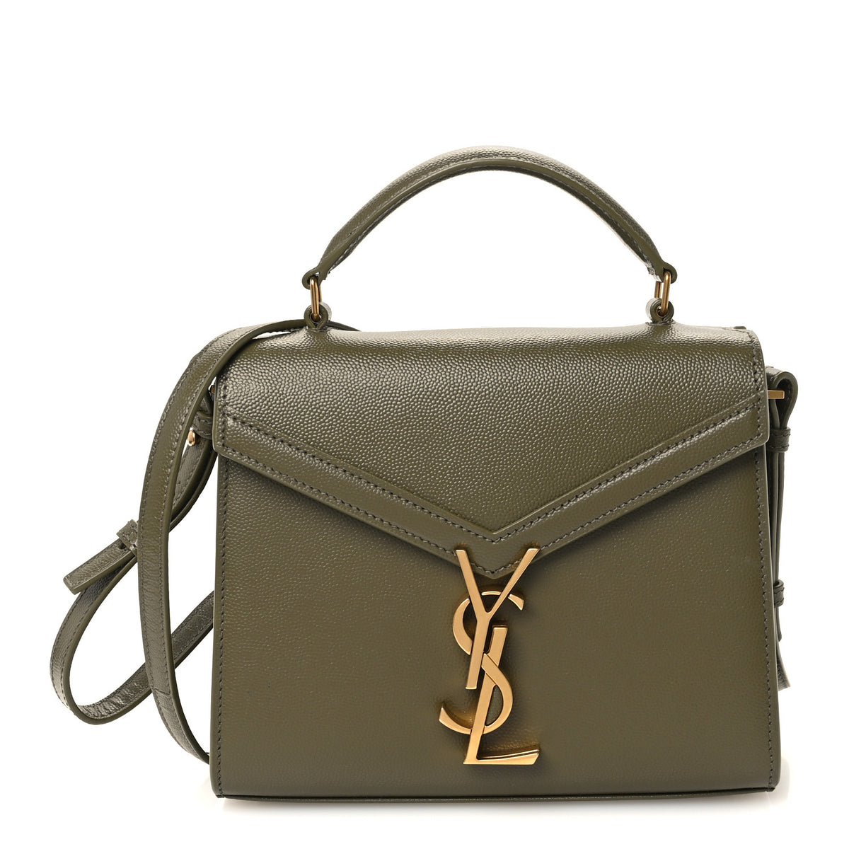 Grain de Poudre Mini Classic Monogram Cassandra Top Handle Olive