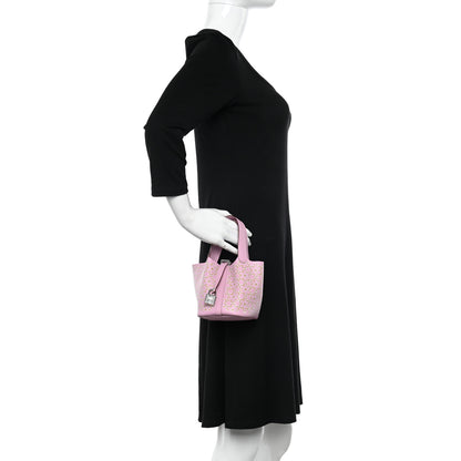 Hermes Swift Micro Lucky Daisy Picotin Lock Mauve Sylvestre 2 of 11