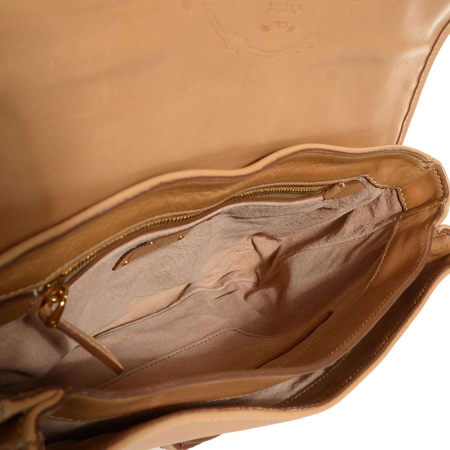 Prada Soft Calf Shoulder Bag Naturale 5 of 12