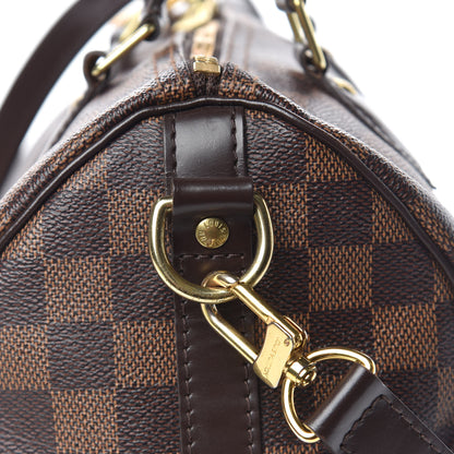Louis Vuitton Damier Ebene Speedy Bandouliere 25 10 of 12