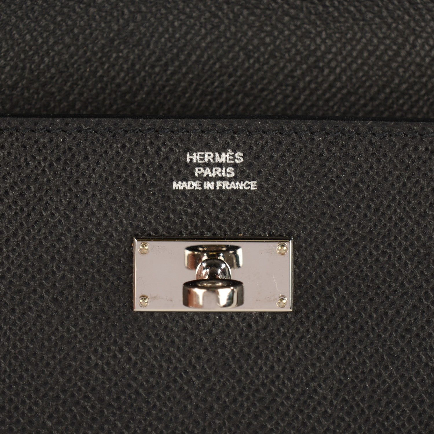 Hermes Epsom Kelly Longue Wallet Black 12 of 15