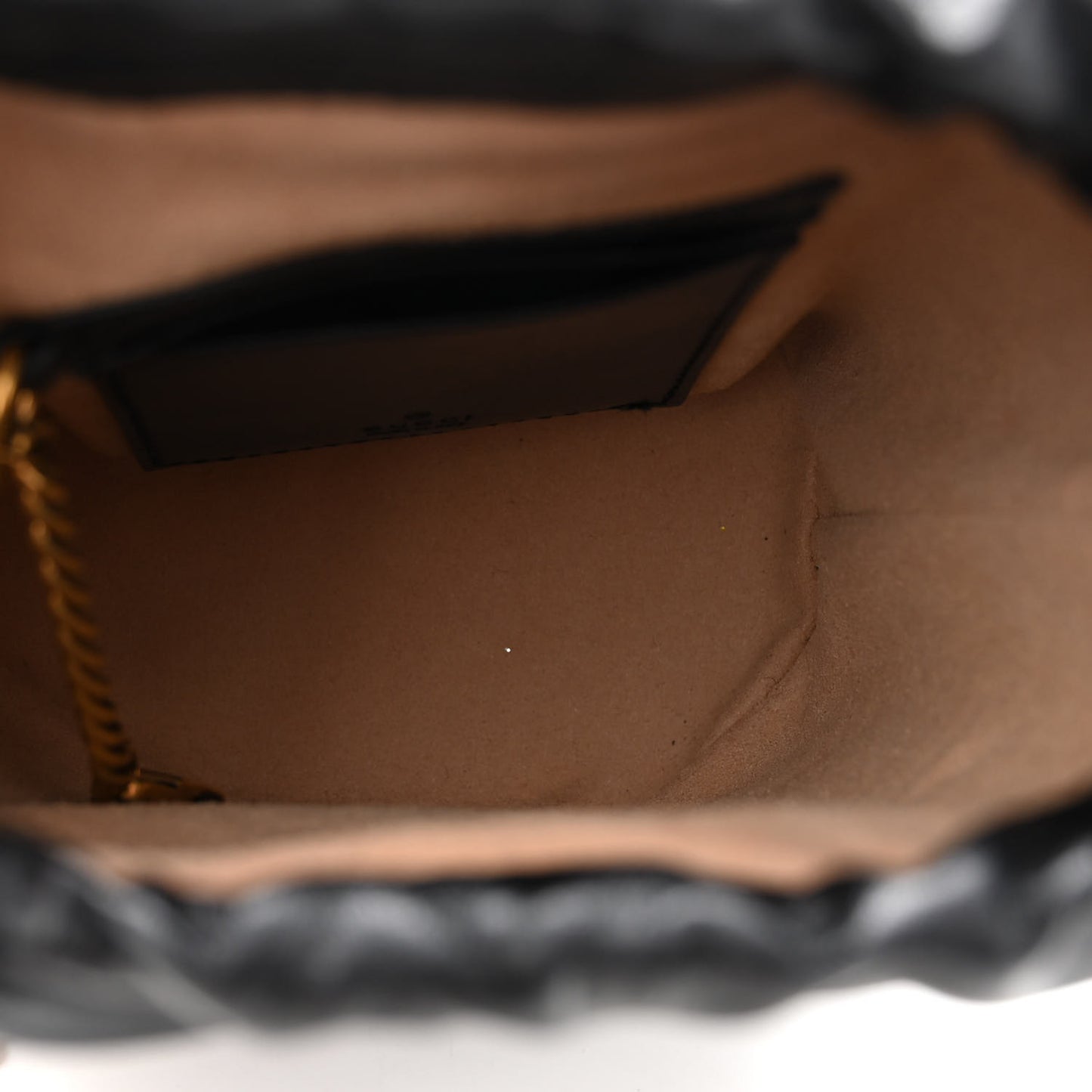 Calfskin Matelasse Mini GG Marmont 2.0 Bucket Bag Black