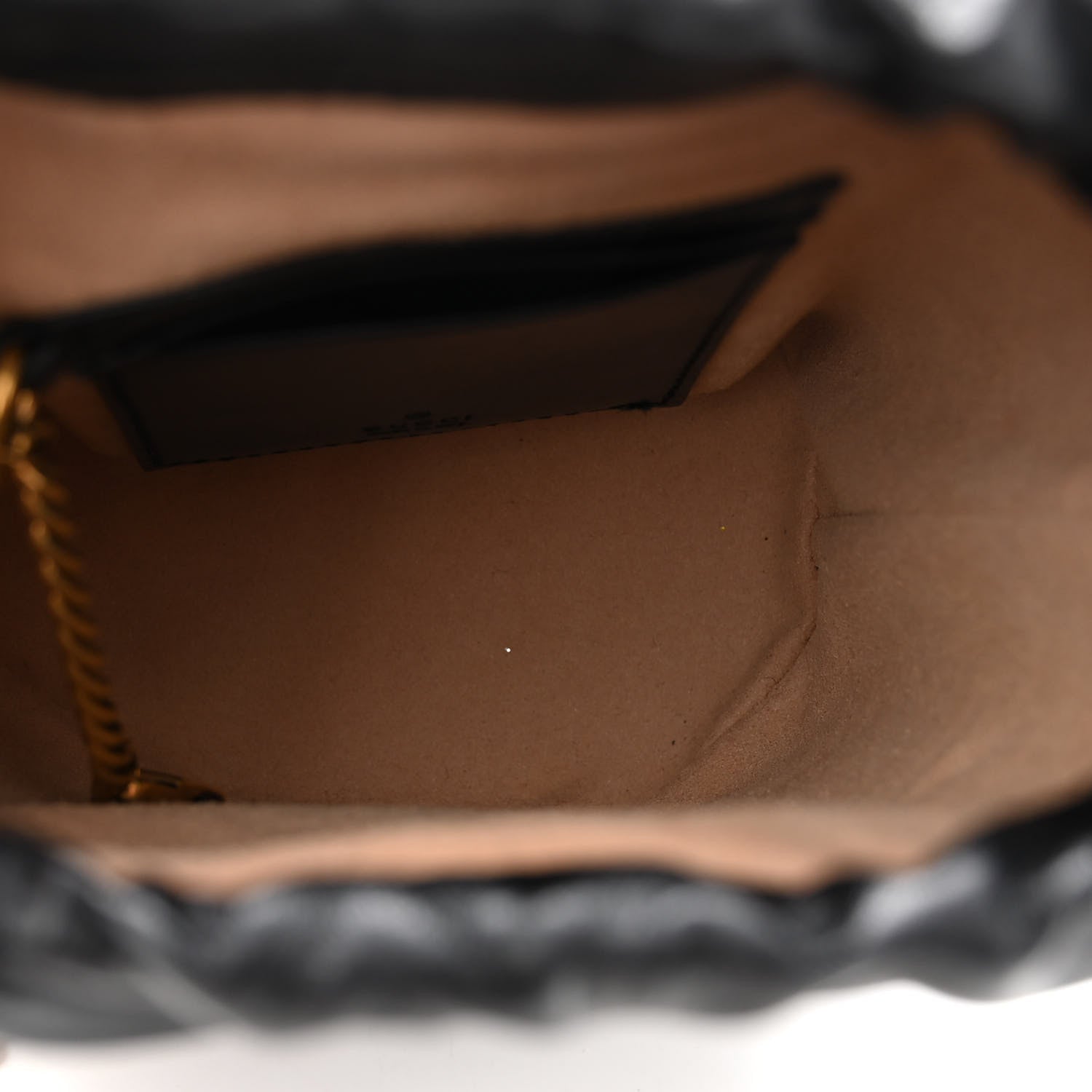 Gucci Calfskin Matelasse Mini GG Marmont 2.0 Bucket Bag Black 5 of 9