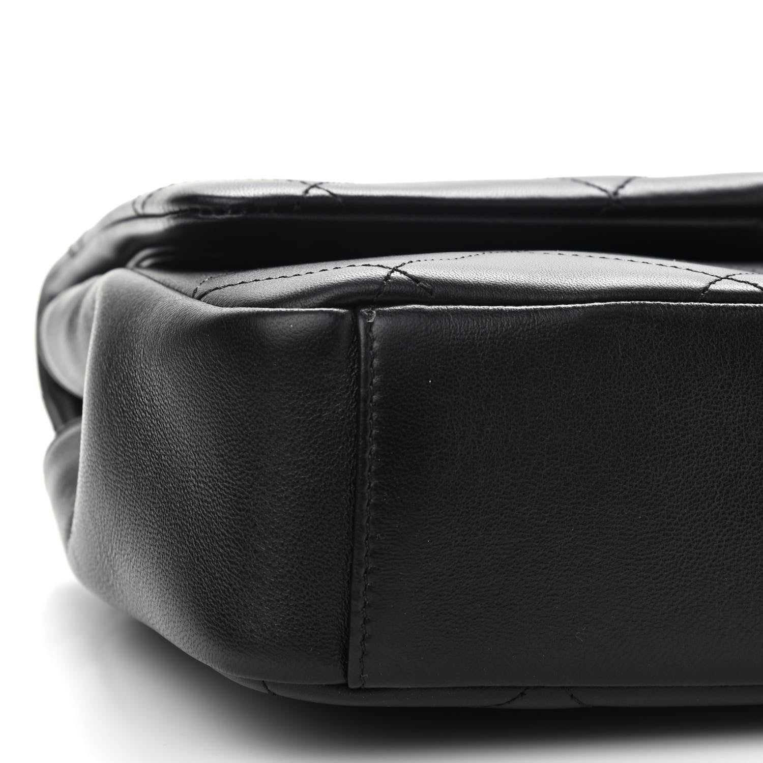 Chanel Lambskin A Real Catch Flap Bag Black 8 of 11