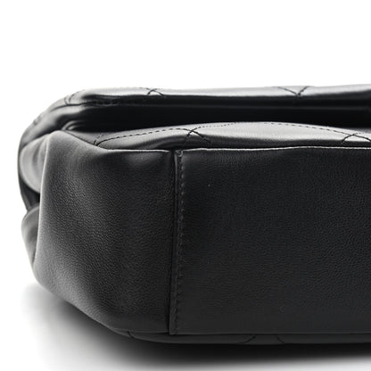 Chanel Lambskin A Real Catch Flap Bag Black 8 of 11