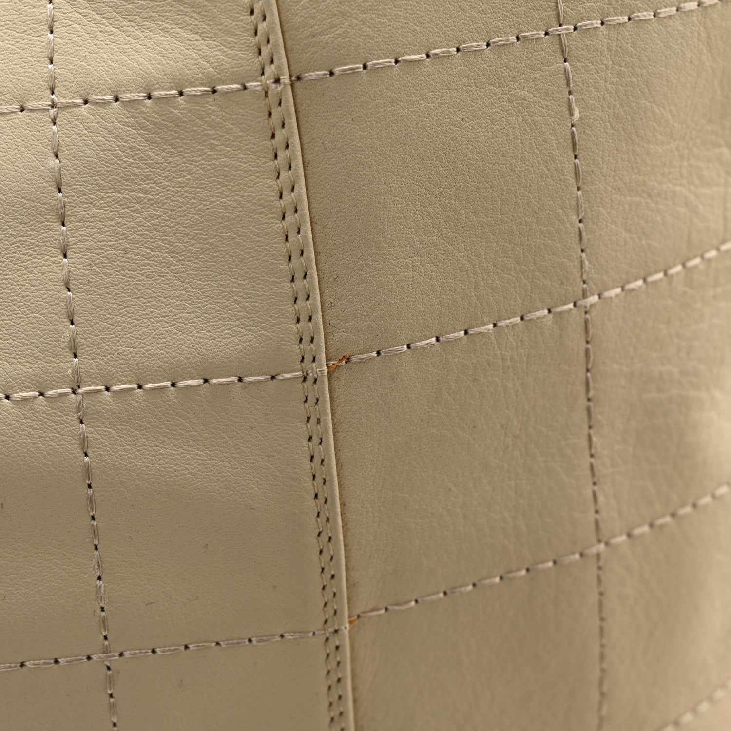Chanel Lambskin Quilted Chocolate Bar High Boots 39 Ivory 10 of 12