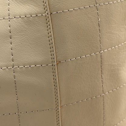 Chanel Lambskin Quilted Chocolate Bar High Boots 39 Ivory 10 of 12