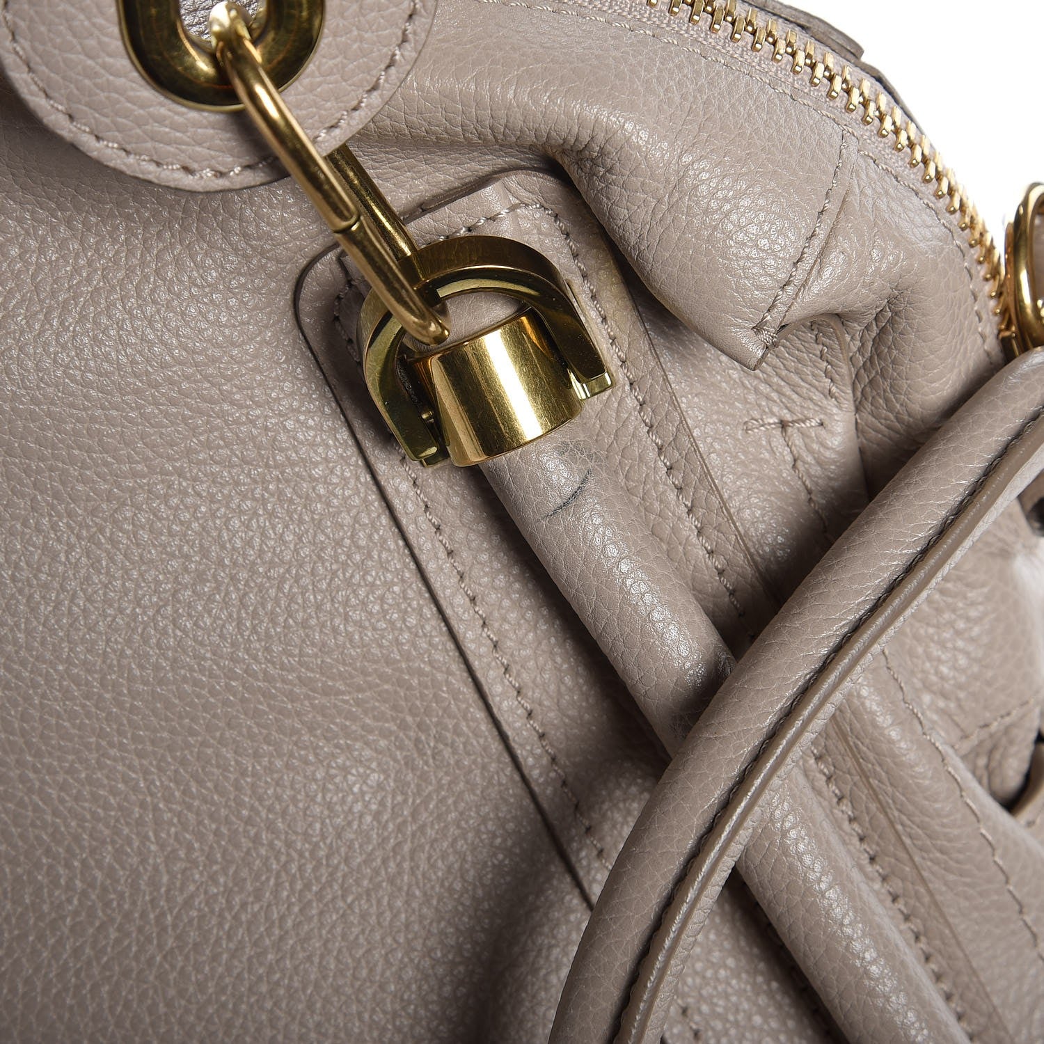Chloe Calfskin Medium Paraty Mastic 17 of 17