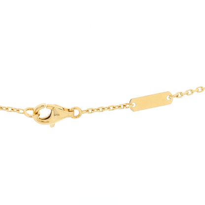 Van Cleef & Arpels 18K Yellow Gold Mother of Pearl Vintage Alhambra Pendant Necklace 5 of 5