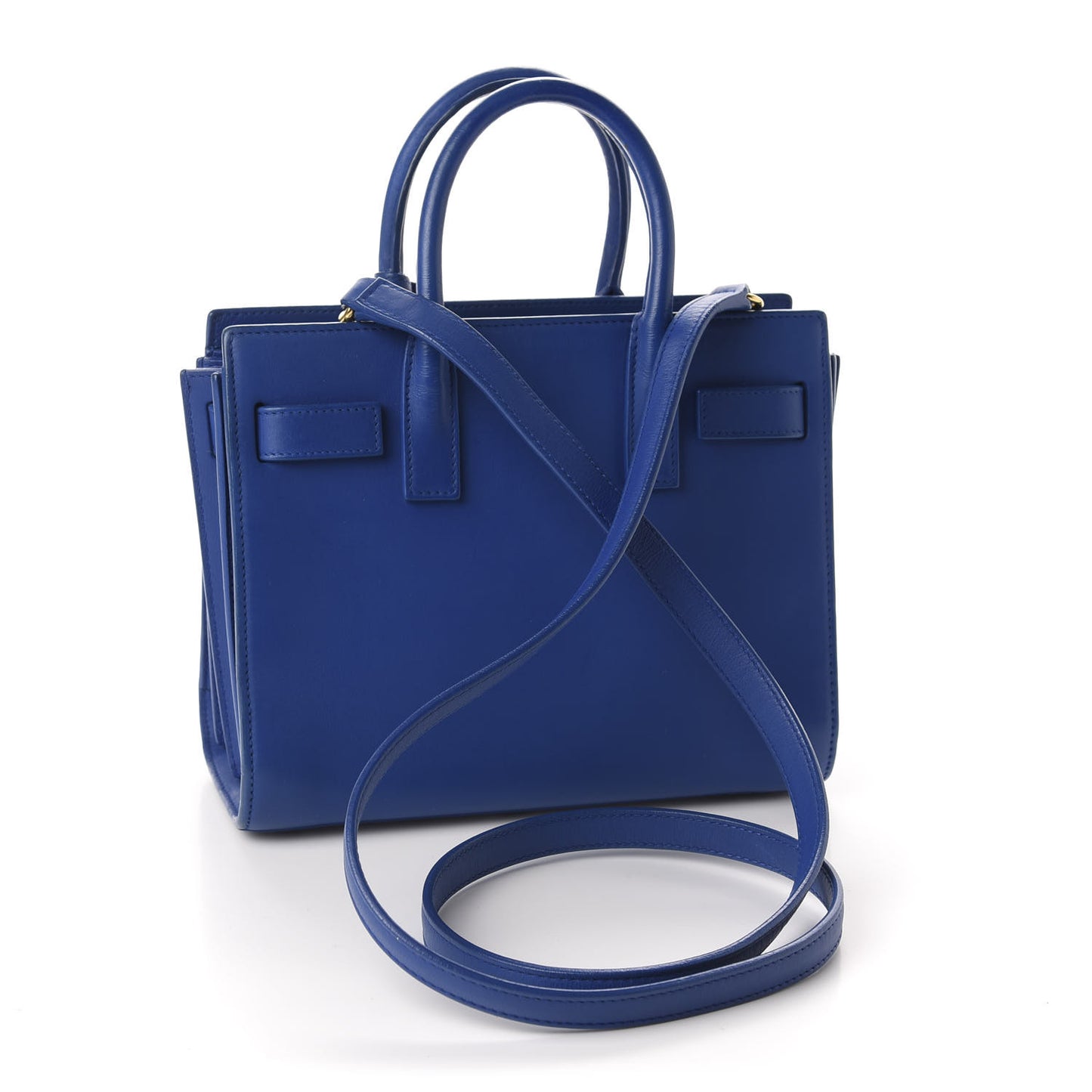 Calfskin Nano Sac De Jour Royal Blue