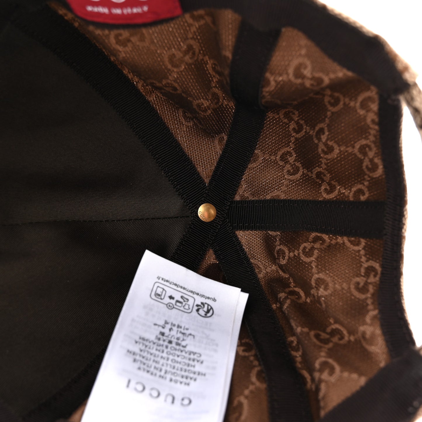Monogram Web Baseball Hat L Beige Cocoa