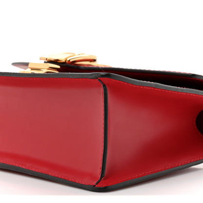 Gucci Calfskin Small Sylvie Shoulder Bag Hibiscus Red 9 of 13