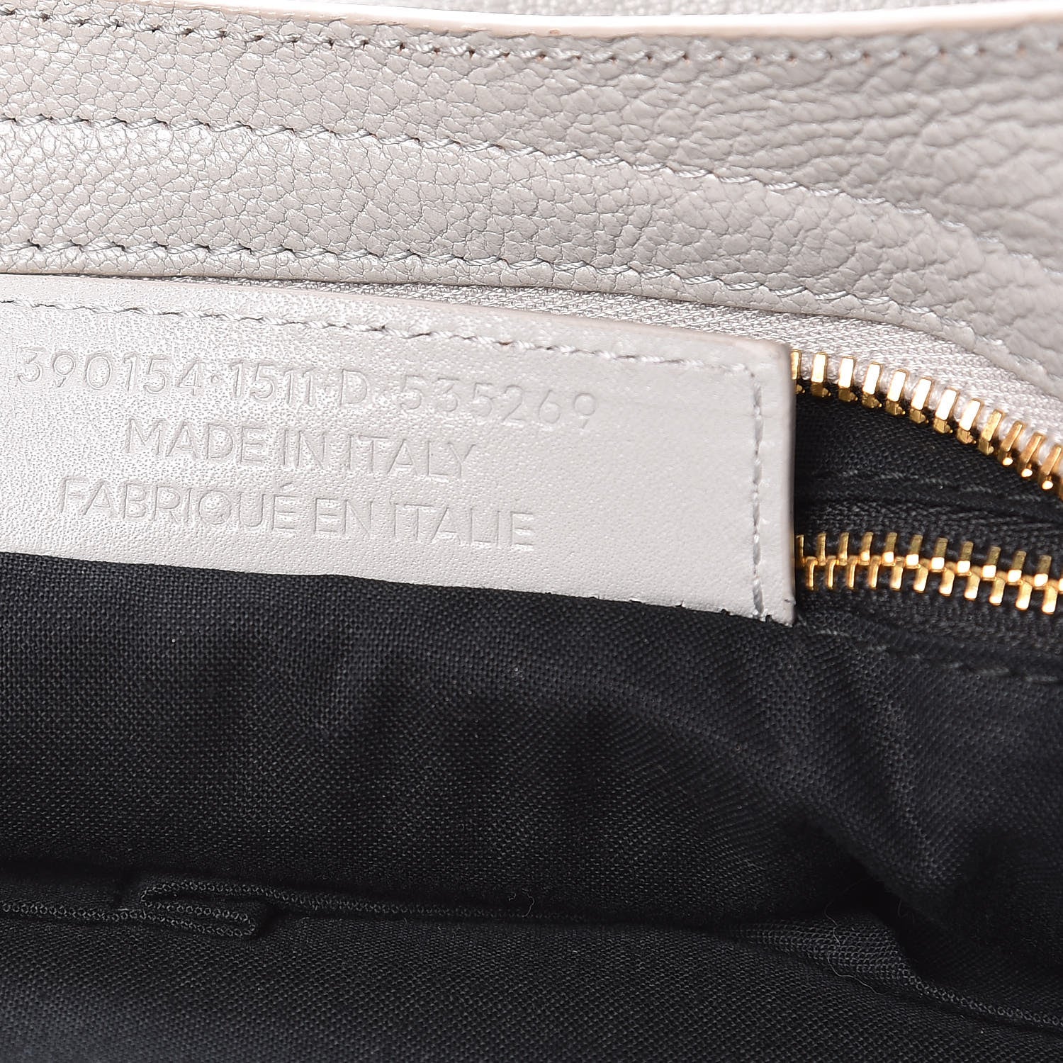 Balenciaga Chevre Gold Metallic Edge Hardware City Gris Glace 7 of 9
