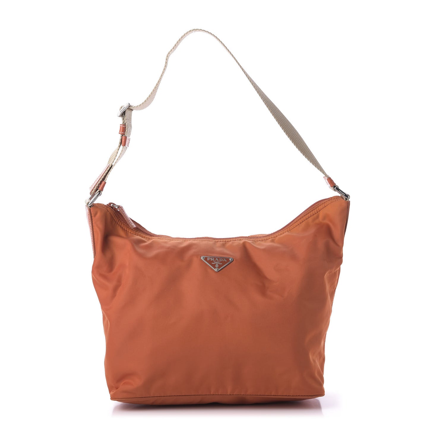Tessuto Nylon Shoulder Bag Papaya