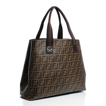 Fendi Zucca Spalmati Large Tote Tobacco 3 of 11