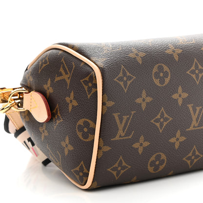 Louis Vuitton Monogram Speedy Bandouliere 20 Black 7 of 8