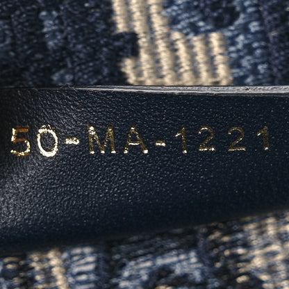 Christian Dior Oblique Small Book Tote Blue Multicolor 7 of 10