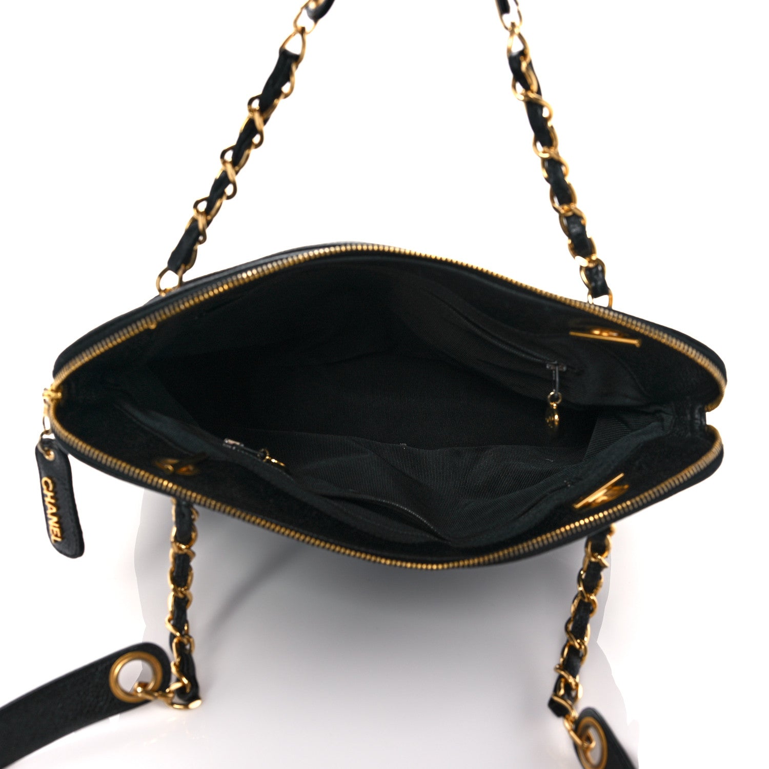 Chanel Caviar CC Shoulder Bag Black 5 of 11