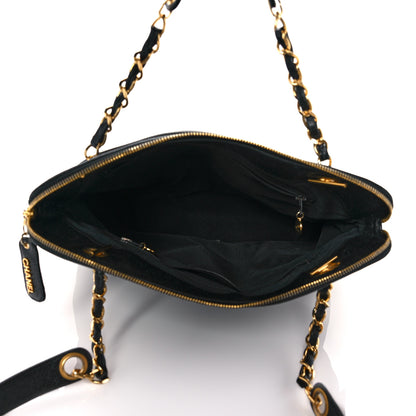 Chanel Caviar CC Shoulder Bag Black 5 of 11