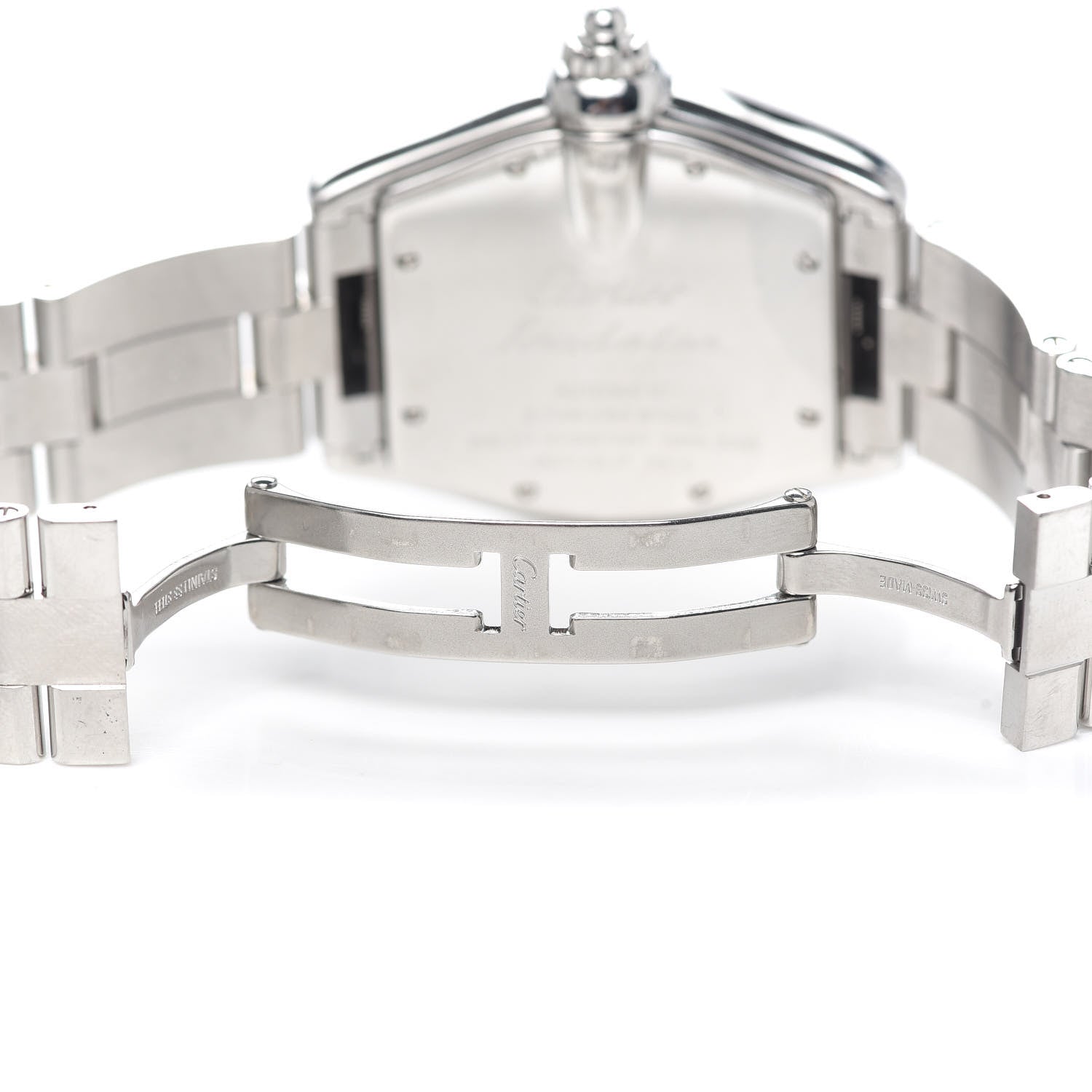 Cartier Stainless Steel 37mm Roadster Automatic Watch Black 5 of 5