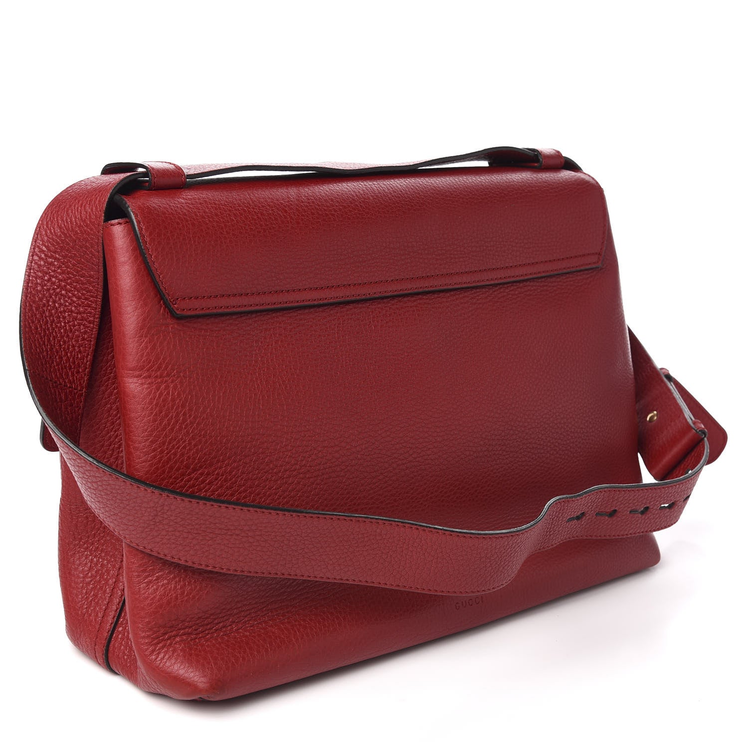Gucci Cellarius Calfskin Large GG Marmont Shoulder Bag Vulcanic Red 2 of 10