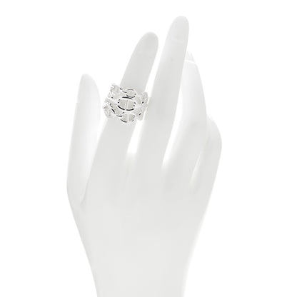 Hermes Sterling Silver GM Chaine d'Ancre Enchainee Band Ring 51 5.75 2 of 6