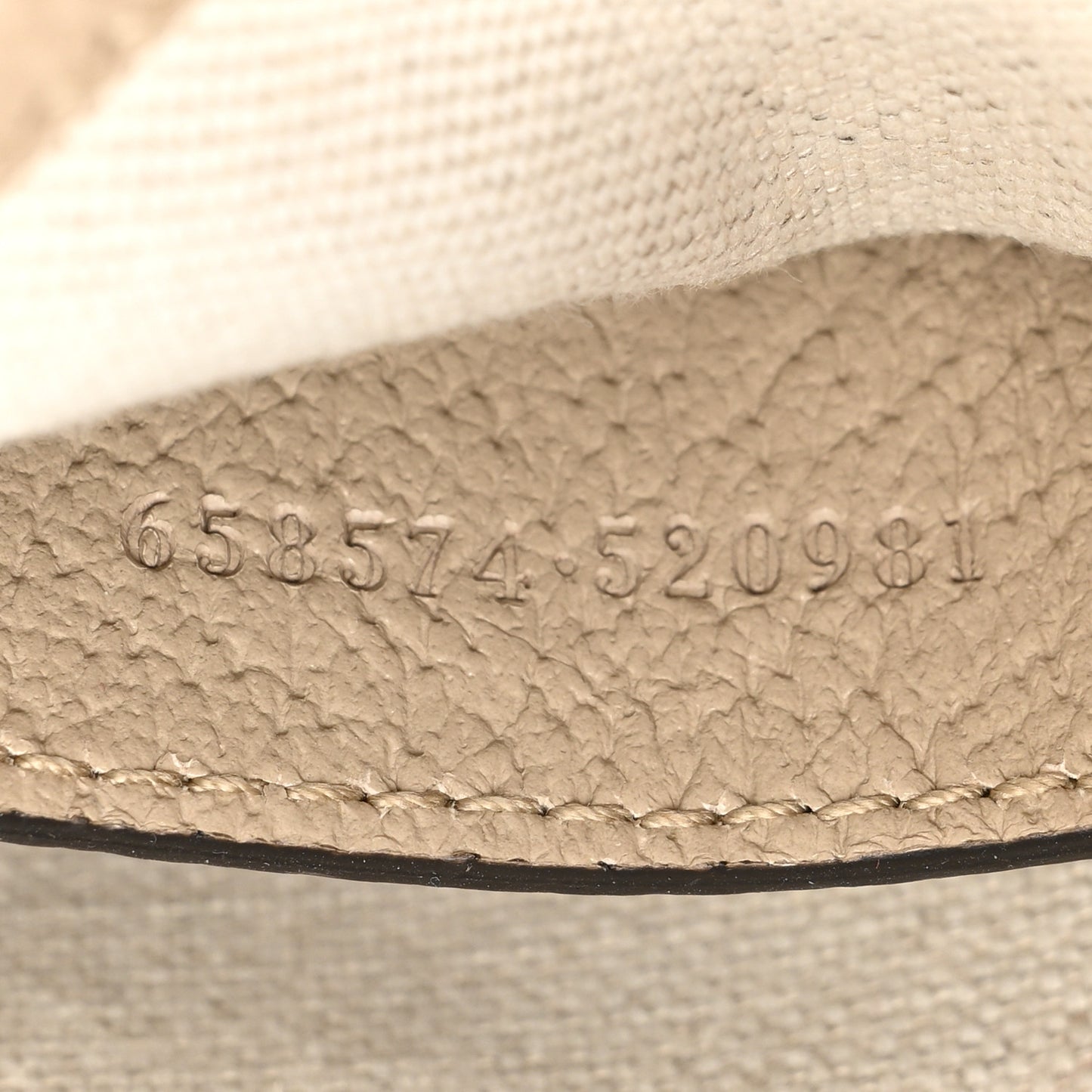 GG Supreme Monogram Textured Dollar Calfskin Web Mini Horsebit 1955 Shoulder Bag Beige Mystic White Oatmeal