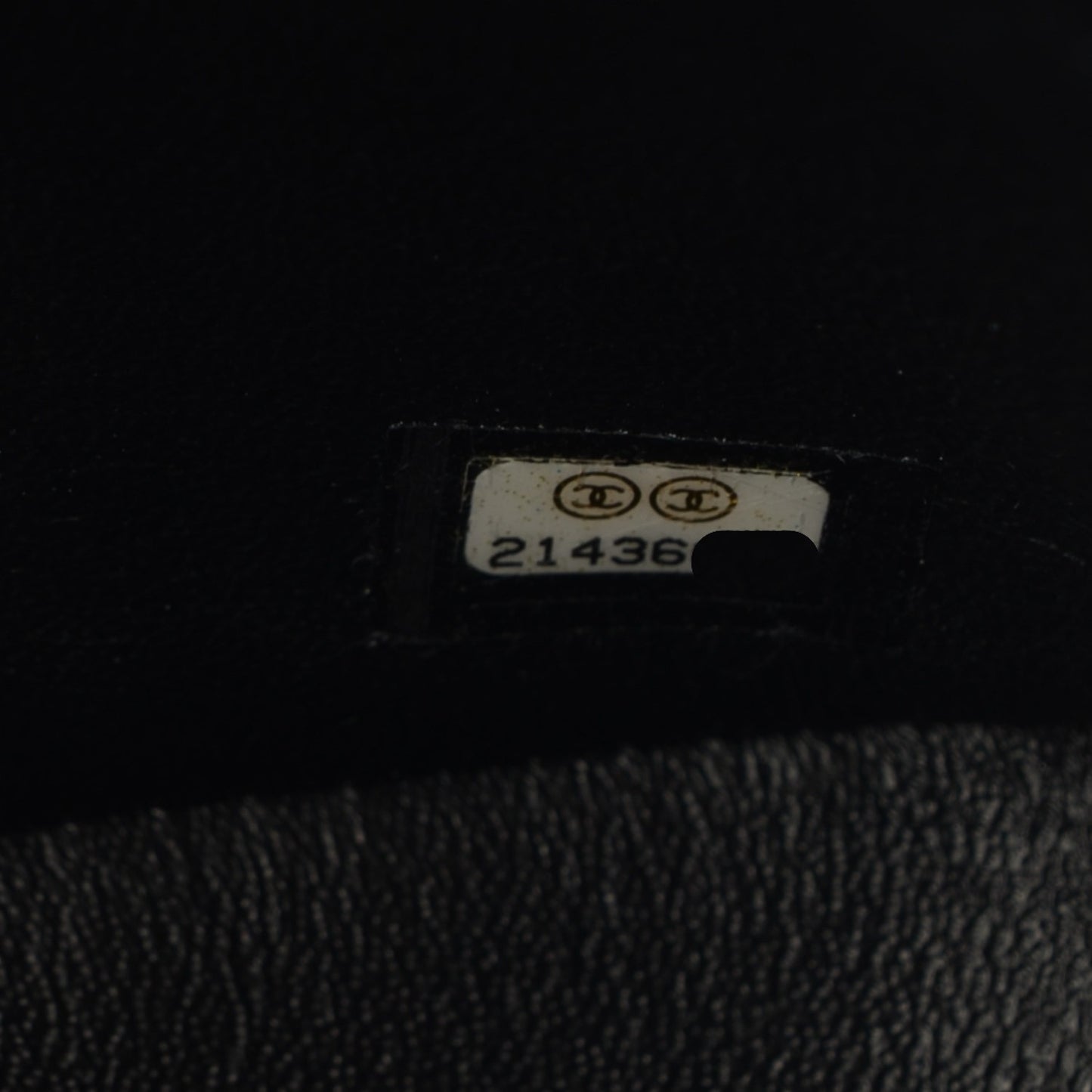 Caviar Quilted Mini Rectangular Flap Black