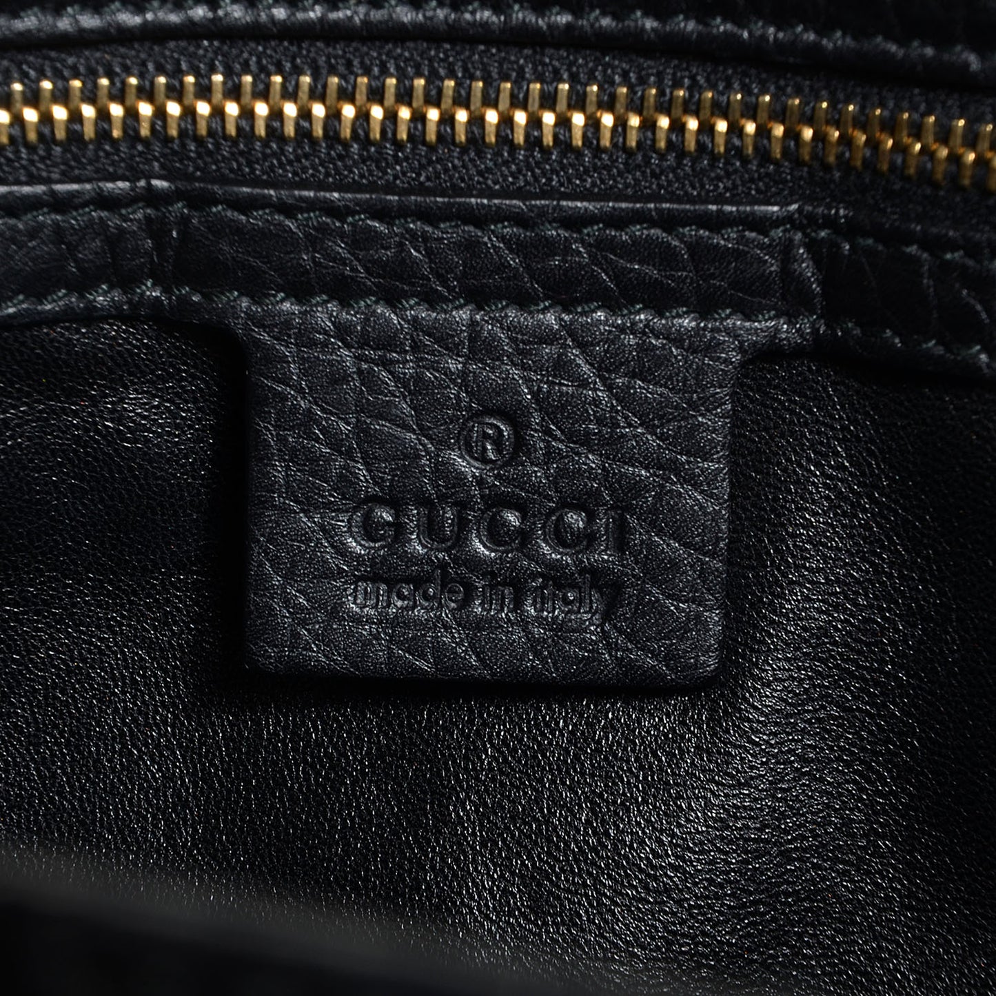 Snakeskin G Square Medium Shoulder Bag Black