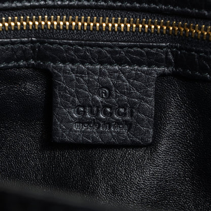 Gucci Snakeskin G Square Medium Shoulder Bag Black 6 of 7
