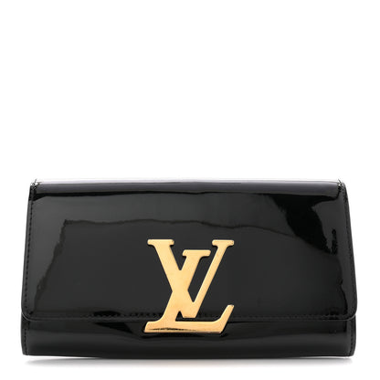 Louis Vuitton Patent Louise Clutch Black 1 of 10