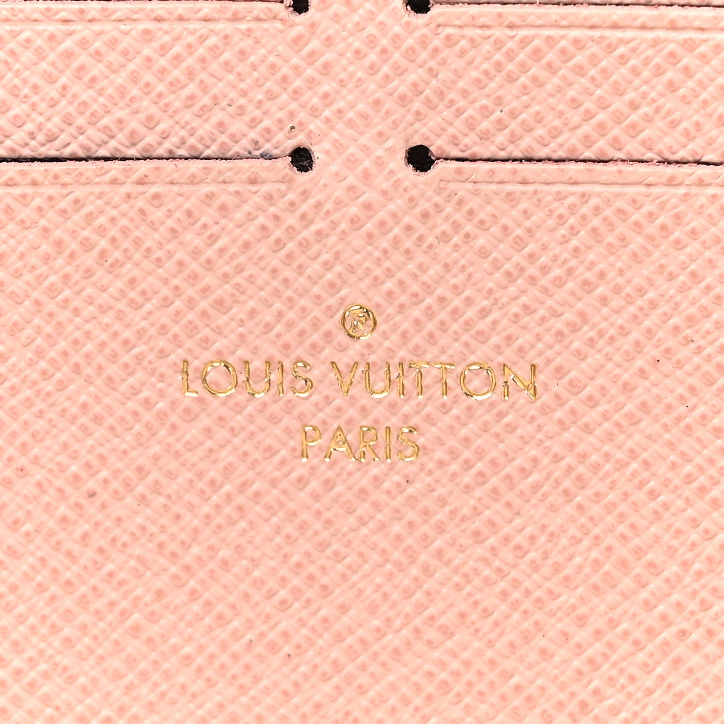 Damier Azur Clemence Wallet Rose Ballerine