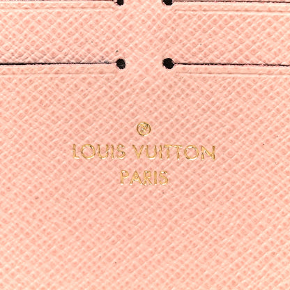 Louis Vuitton Damier Azur Clemence Wallet Rose Ballerine 6 of 9