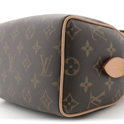 Louis Vuitton Monogram Speedy Bandouliere 20 Black 9 of 10