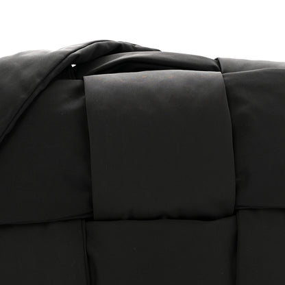 Bottega Veneta Nylon Intrecciato Padded Tech Maxi Cassette Bag Black 8 of 14