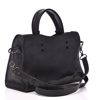 Balenciaga Veau Soyeux Perforated Blackout Hardware S City Black 2 of 9
