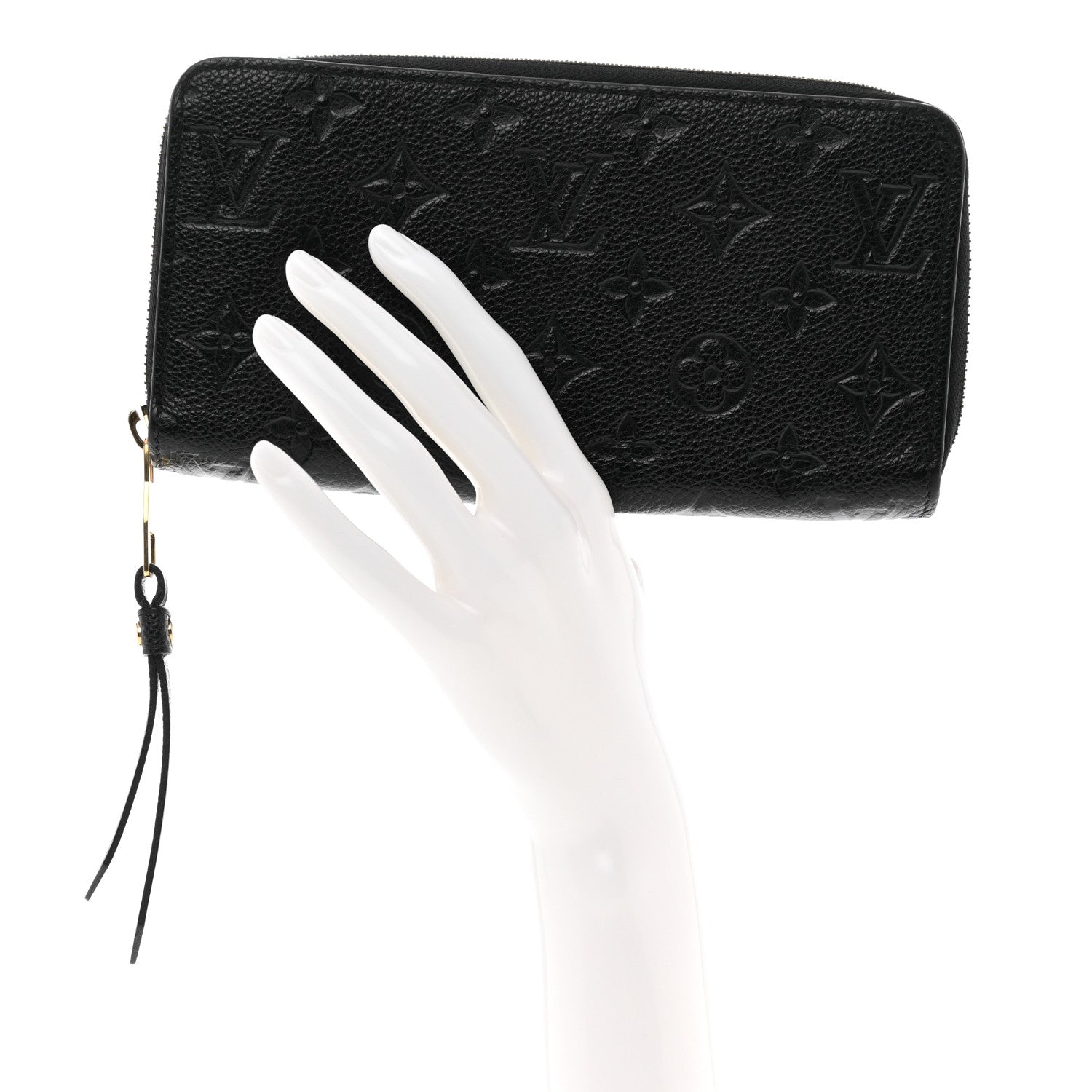Louis Vuitton Empreinte Zippy Wallet Black 2 of 6
