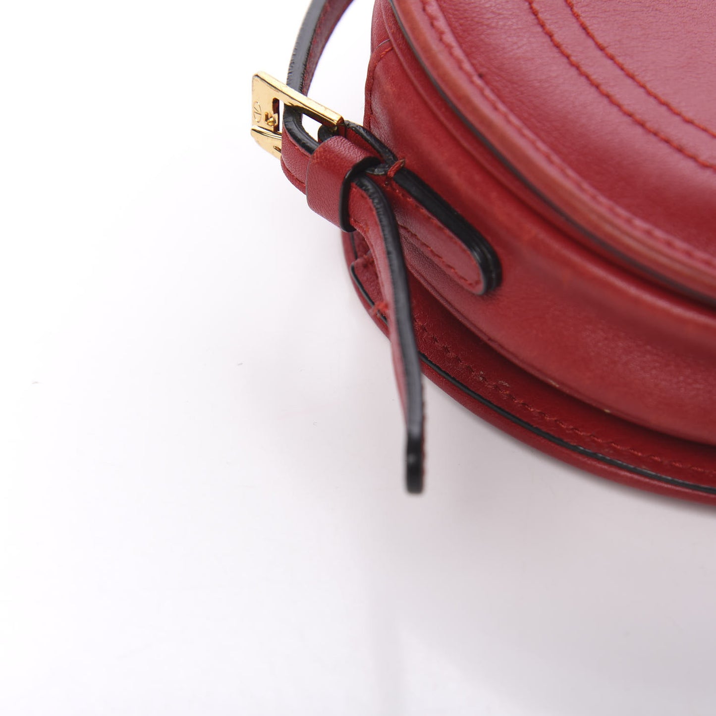 Vitello Small Logo Go Crossbody Bag Red