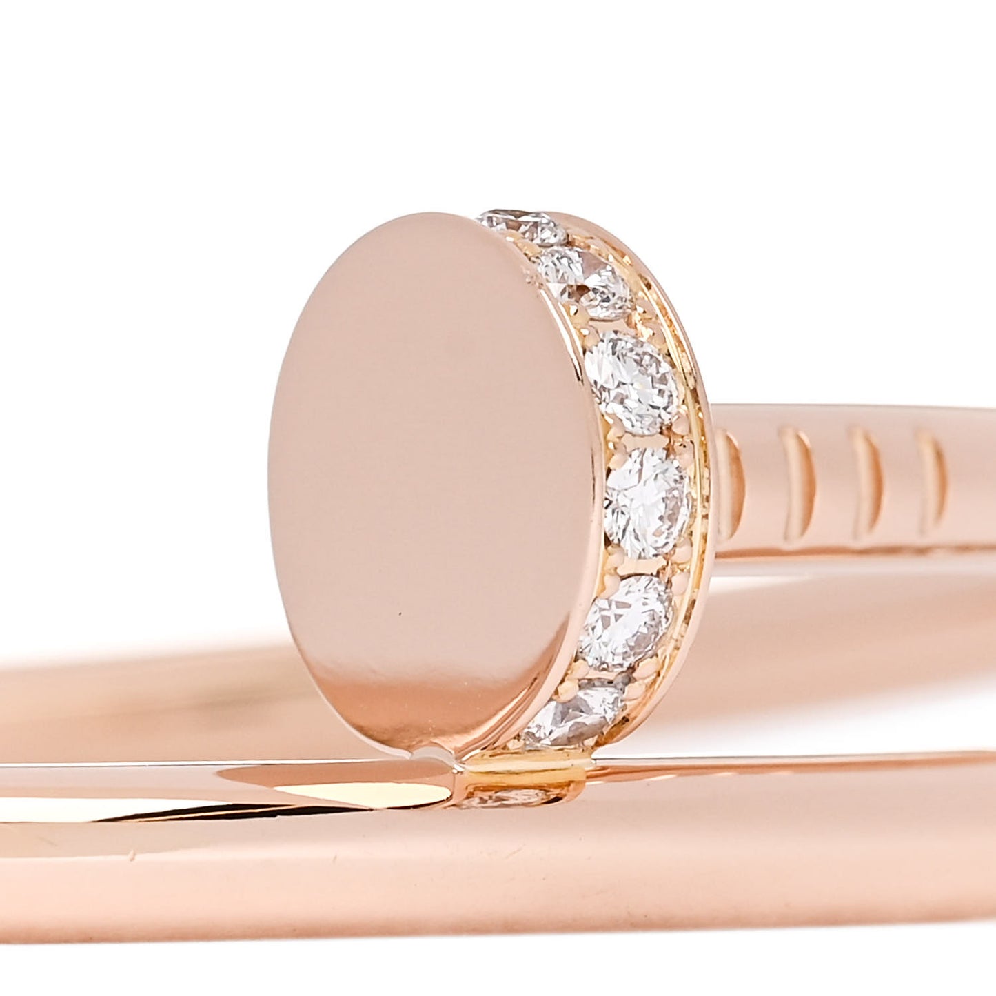 18K Pink Gold Diamond Juste Un Clou Bracelet 15