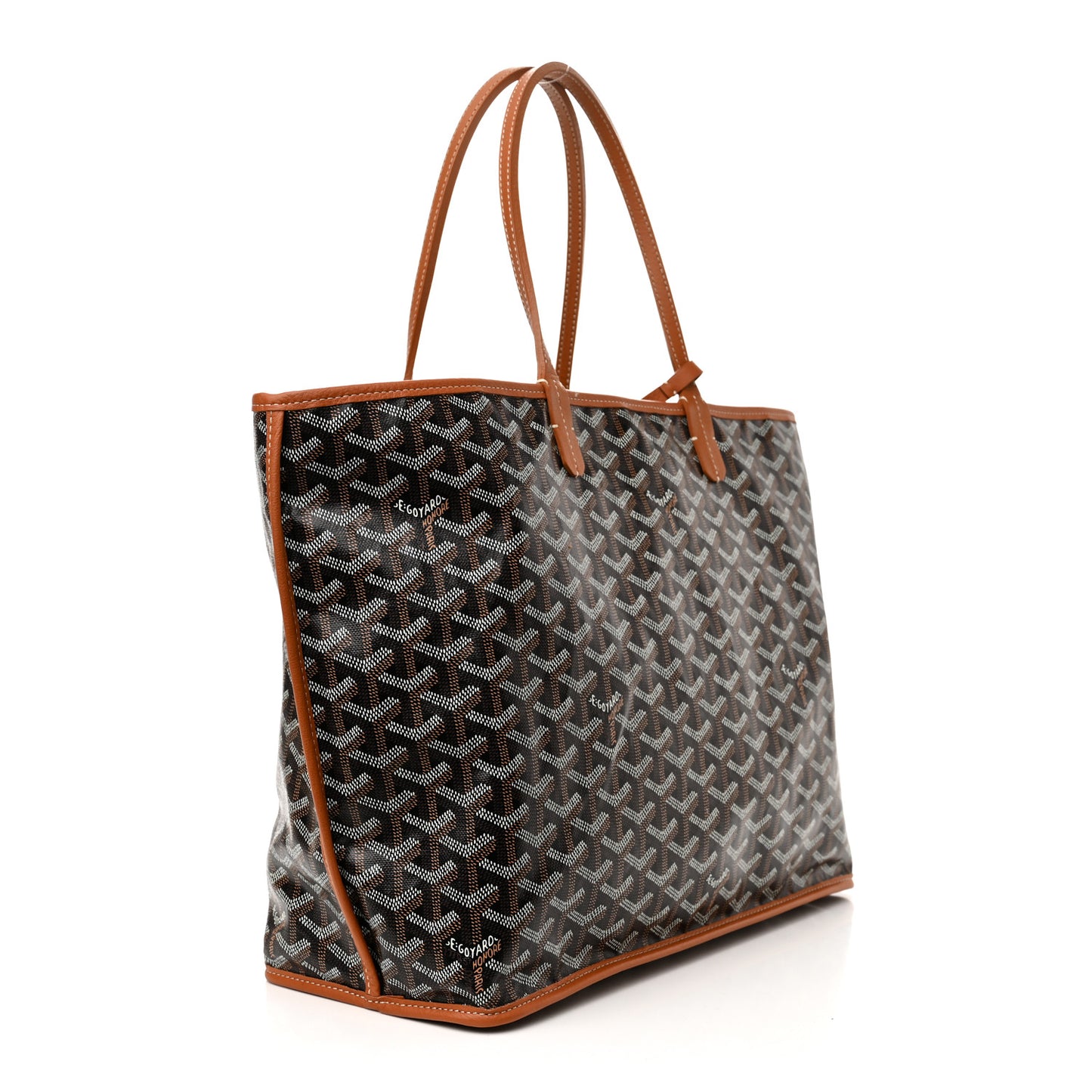 Goyardine Reversible Anjou PM Black Gold