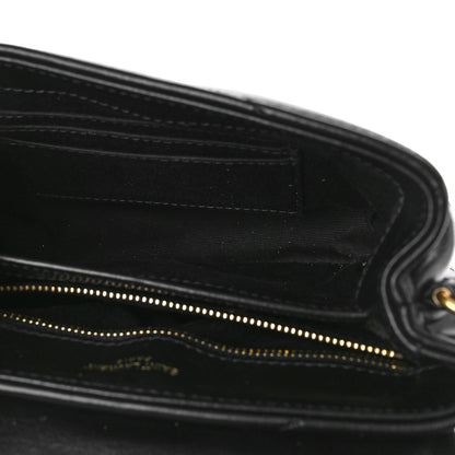 Saint Laurent Calfskin Y Quilted Monogram Toy Loulou Crossbody Bag Black 5 of 9