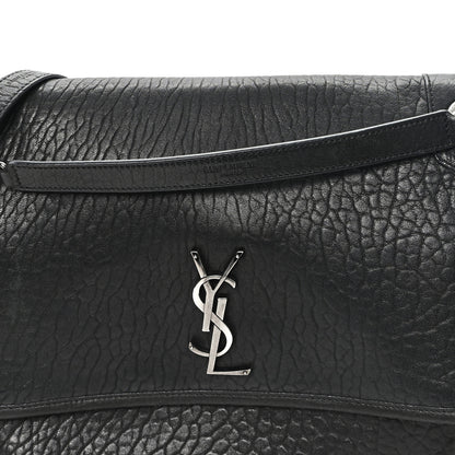 Saint Laurent Grained Lambskin Monogram Large Niki Chain Satchel Black 8 of 10