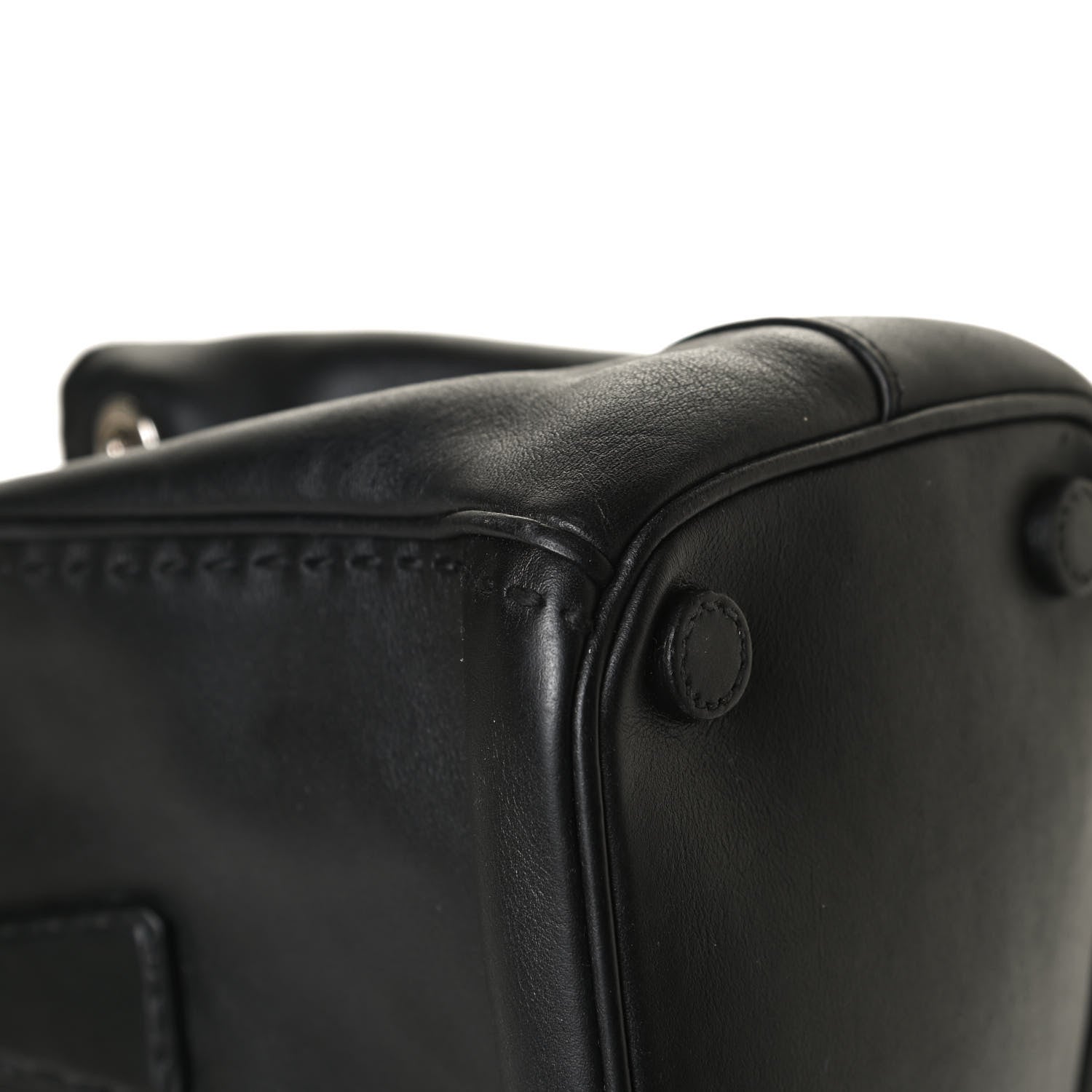 Prada City Calf Hand Stitched Small Galleria Double Zip Tote Black 13 of 14