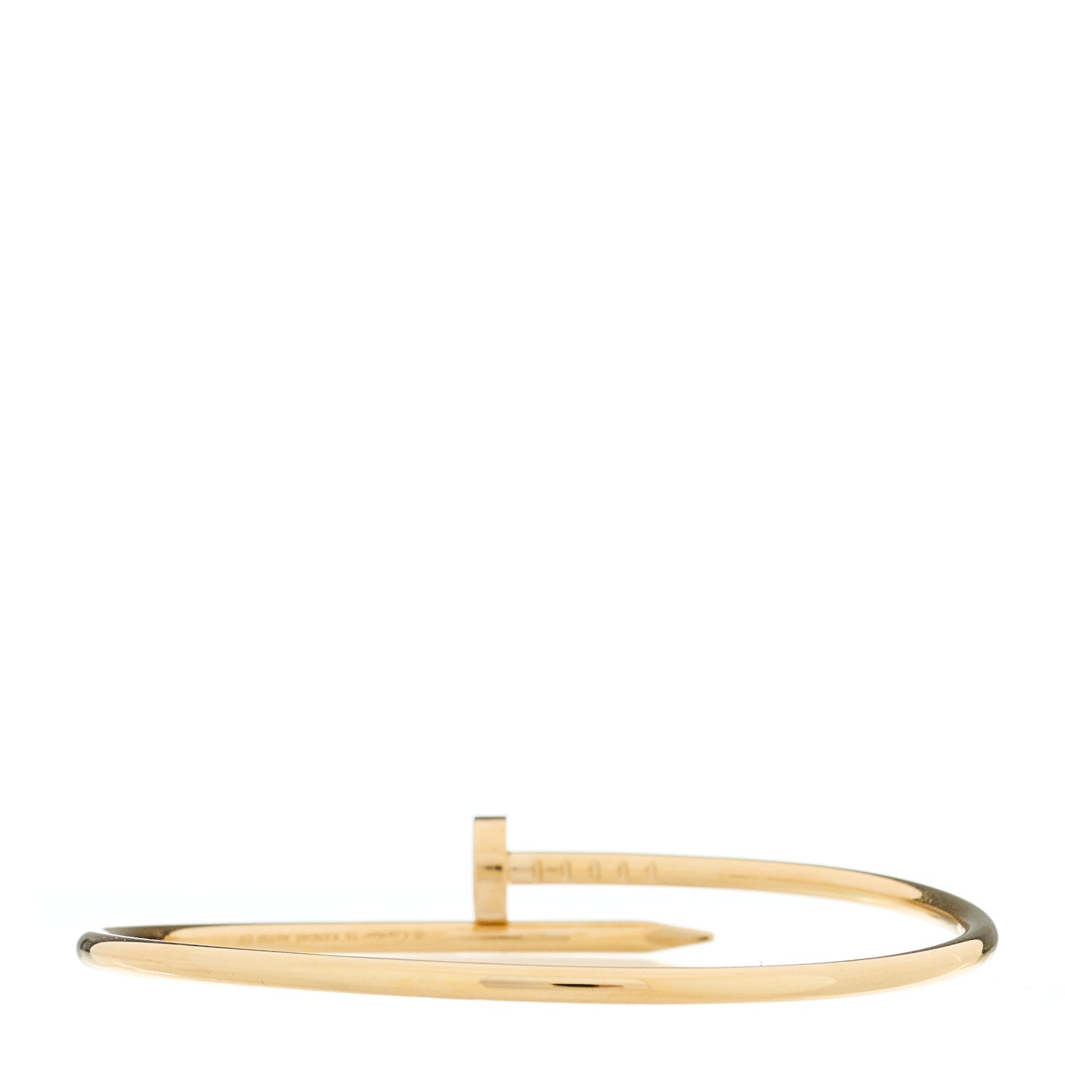 Cartier 18K Yellow Gold Small Juste Un Clou Bracelet 16 2 of 4