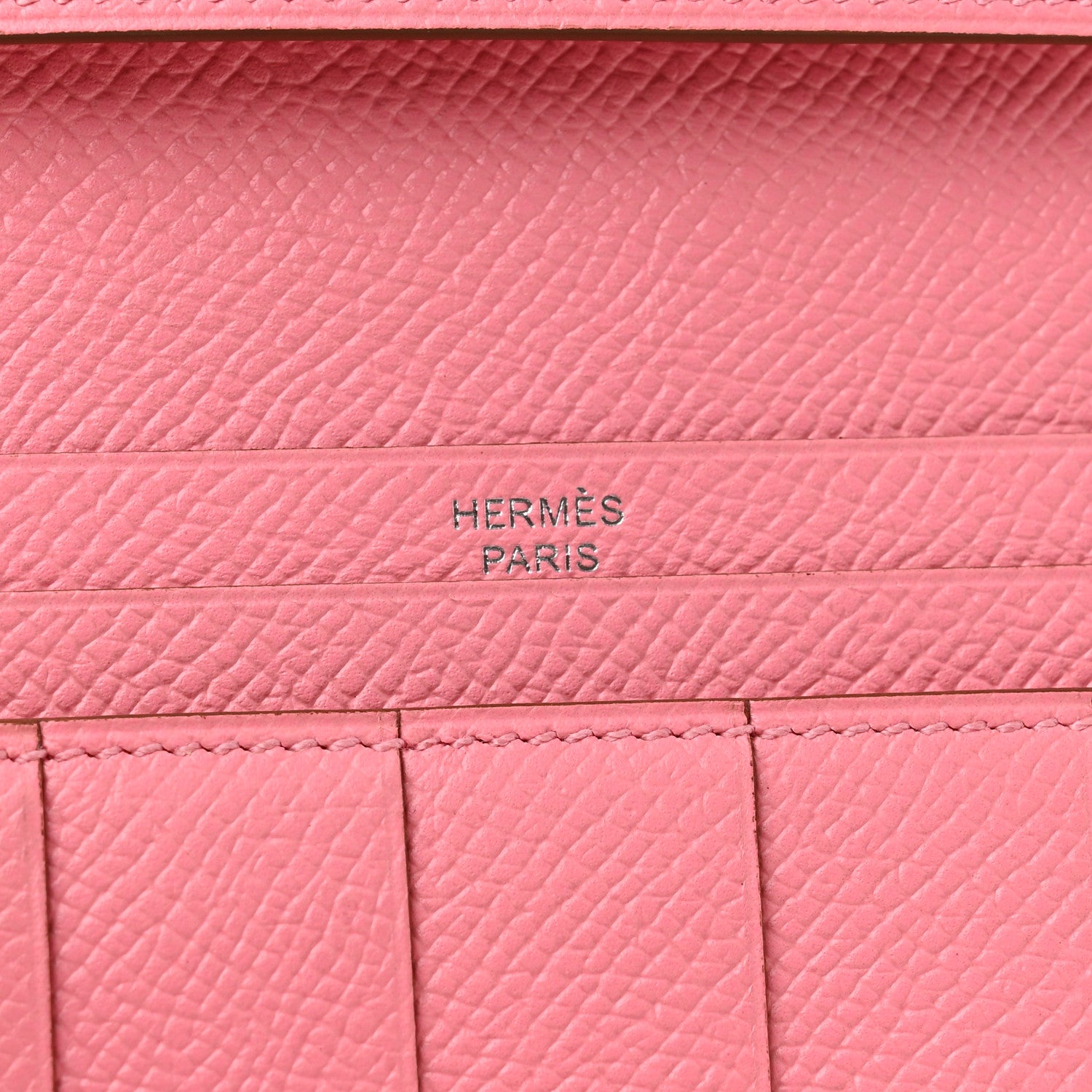 Hermes Epsom Bearn Gusset Wallet Rose Confetti 6 of 9
