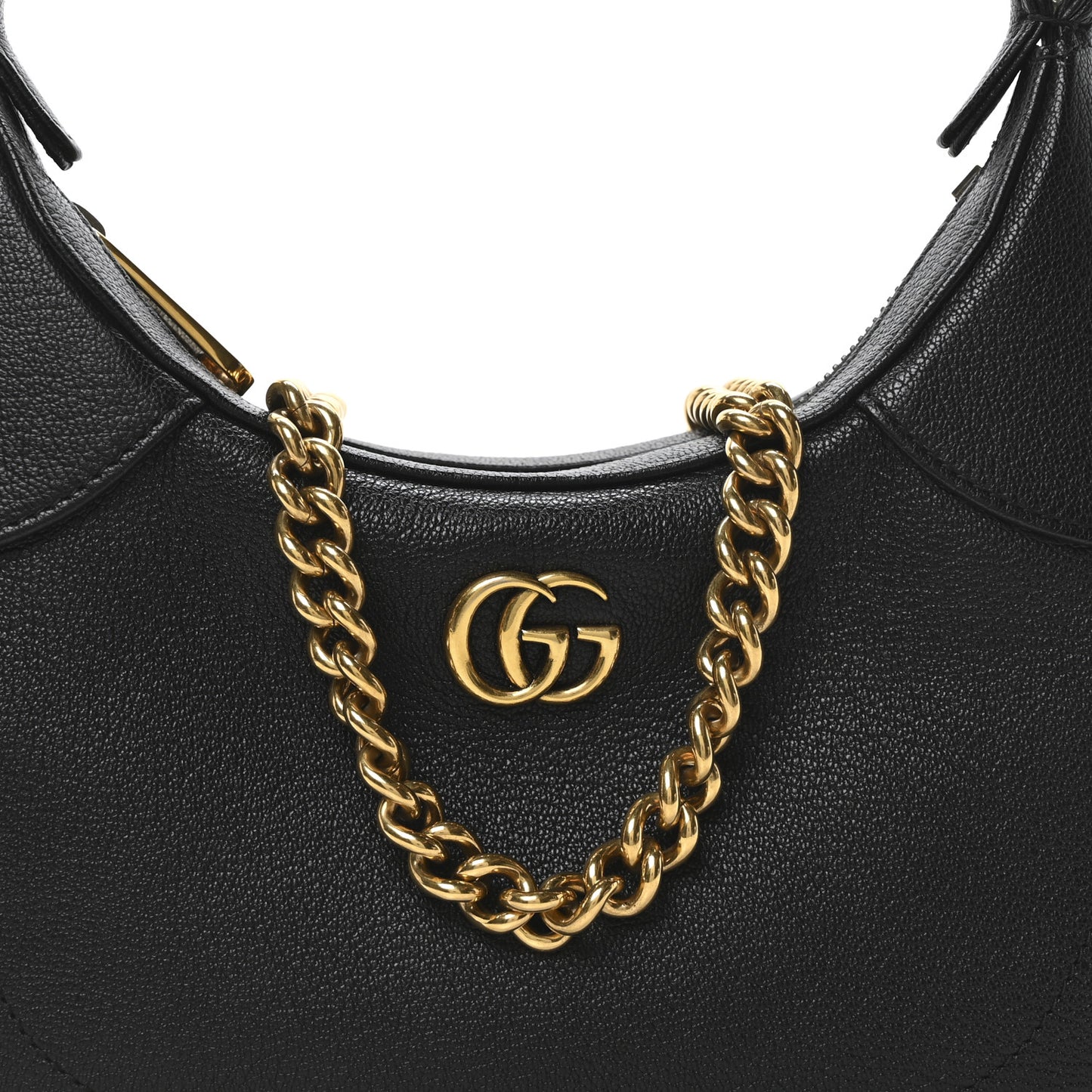 Goatskin Small Aphrodite Shoulder Bag Black