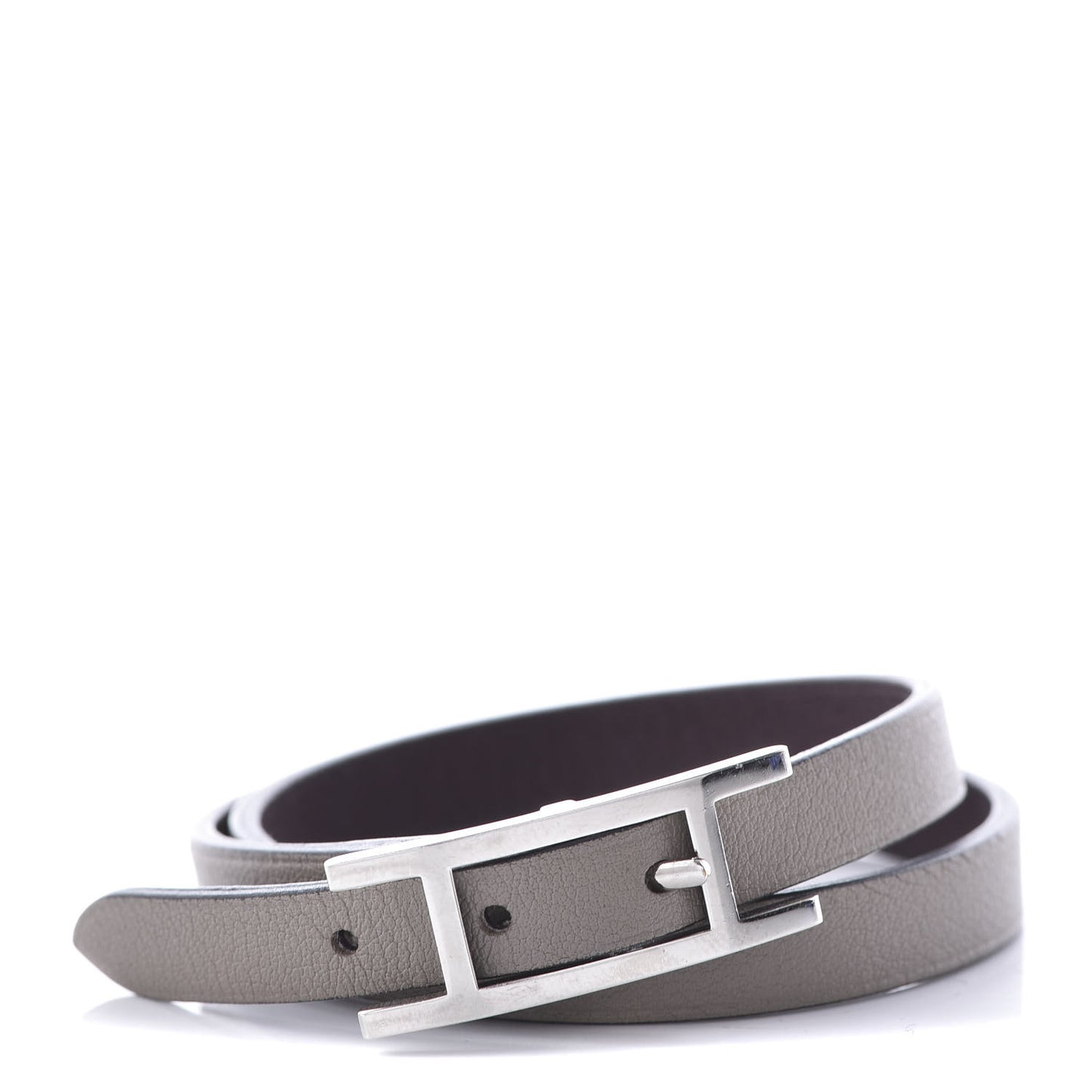 Swift Behapi Double Tour Bracelet T3 Gris Asphalte Bordeaux