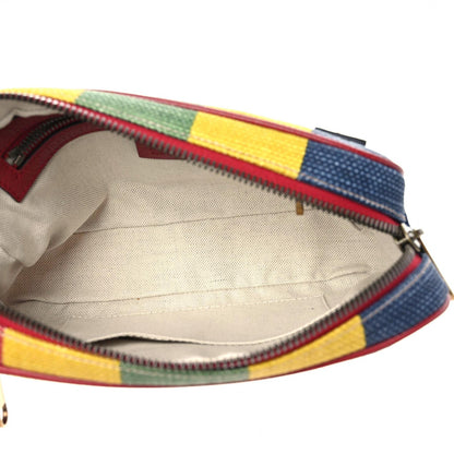 Gucci Canvas Marley Stripe Script Logo Gucci 80 Belt Bag Multicolor 8 of 12