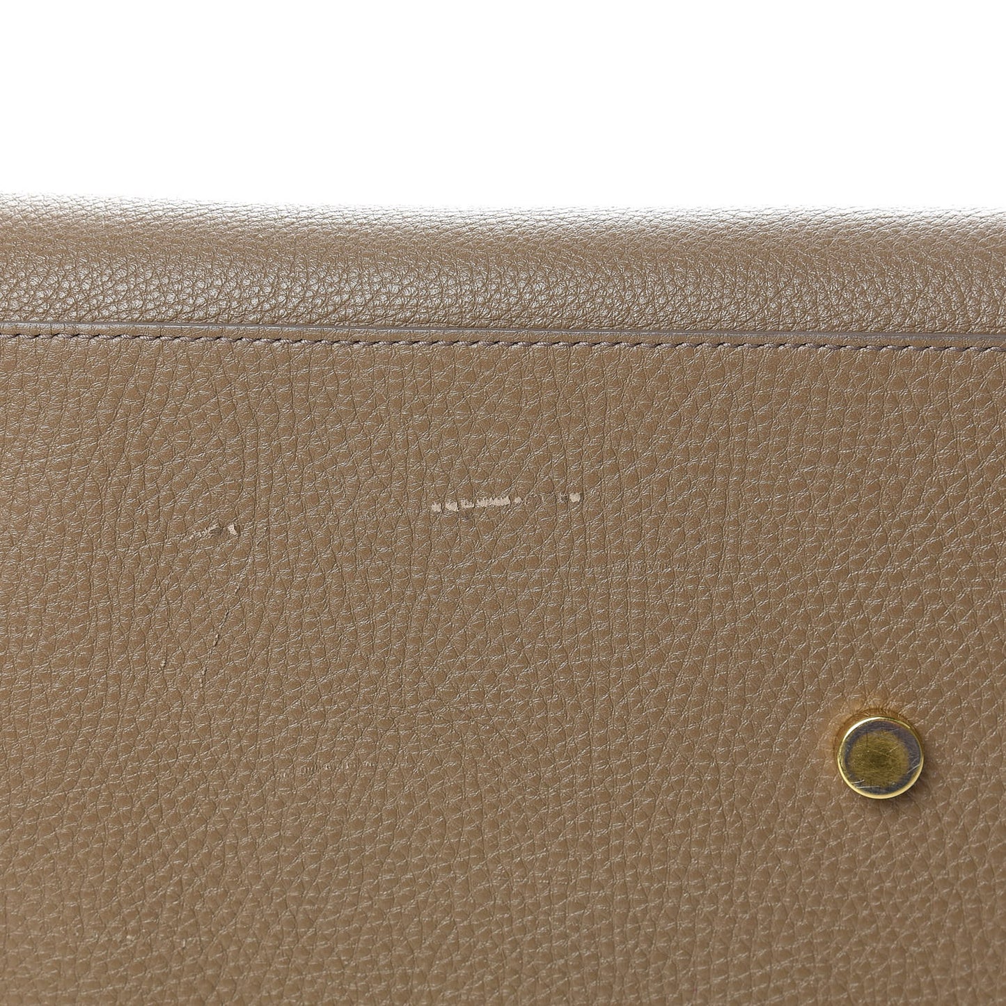 Grained Calfskin Large Sac De Jour Taupe
