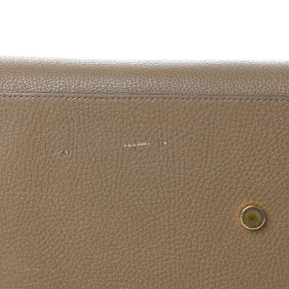 Saint Laurent Grained Calfskin Large Sac De Jour Taupe 11 of 16